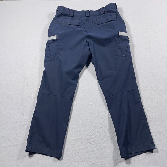 5.11‎ Tactical Stryke Pants Men 38x30 Ripstop Navy Cargo Reflective Utility - Picture 12 of 13